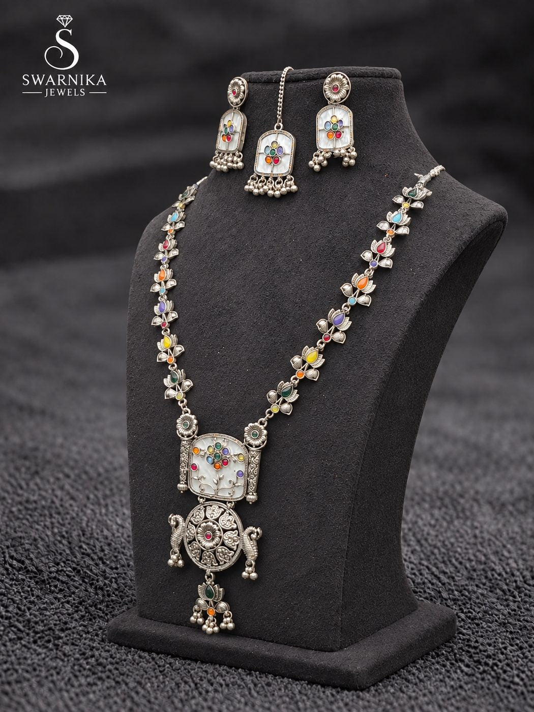 Antique Bridal Choker Style Necklace Set view 2