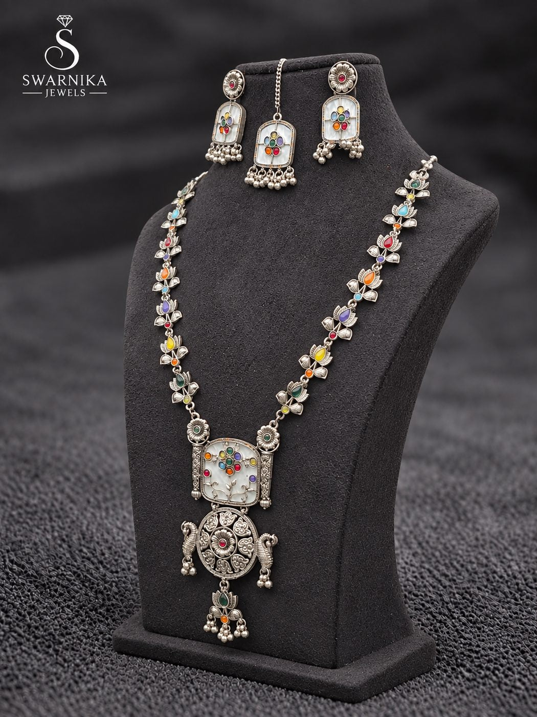 Antique Bridal Choker Style Necklace Set view 3