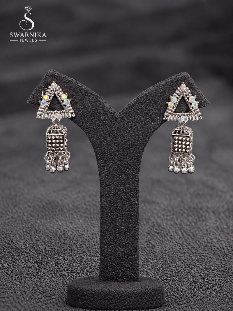 Antique Cutwork Mini Festive Jhumkas