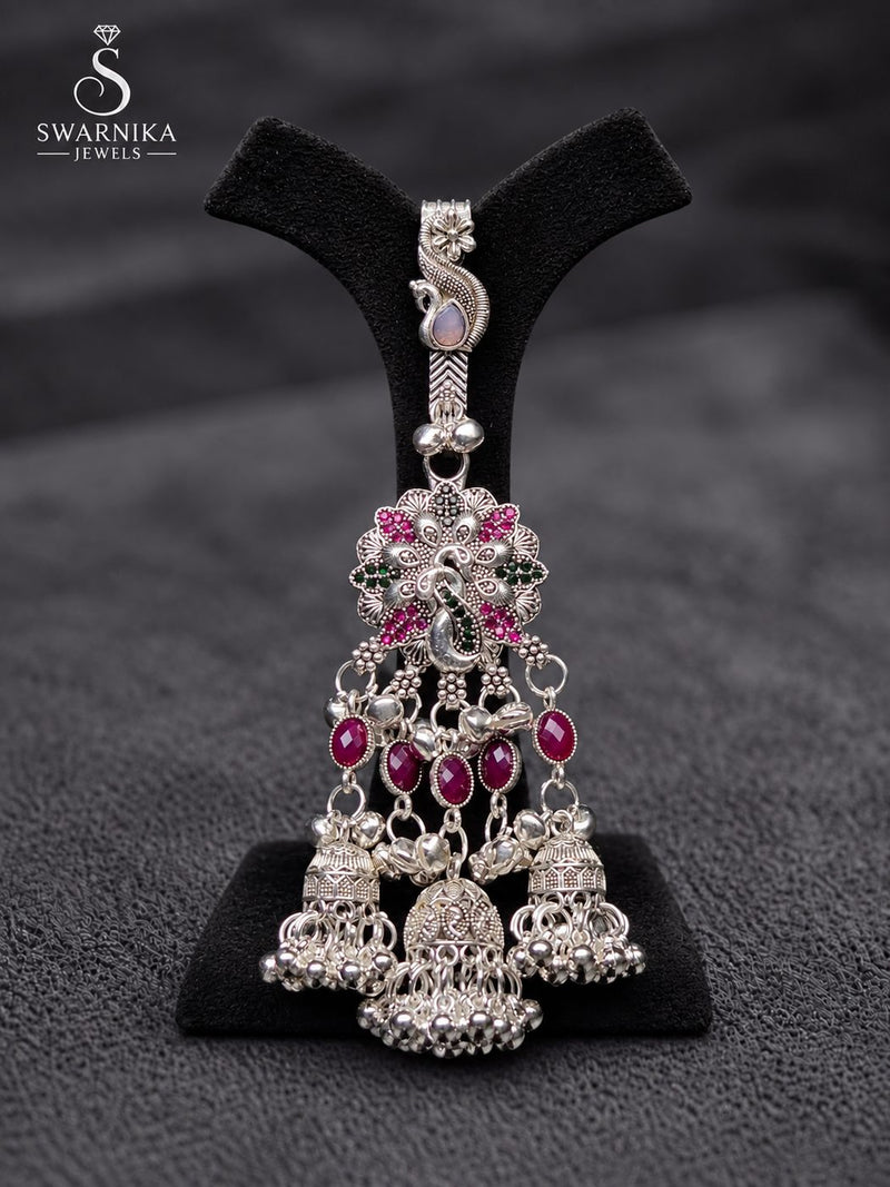 Peacock Magenta Enamel Oxidised Judo