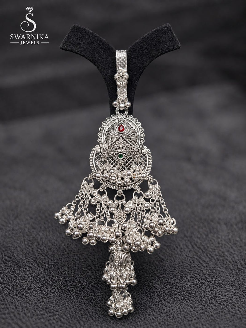 Statement Enamel Filigree Oxidised Judo
