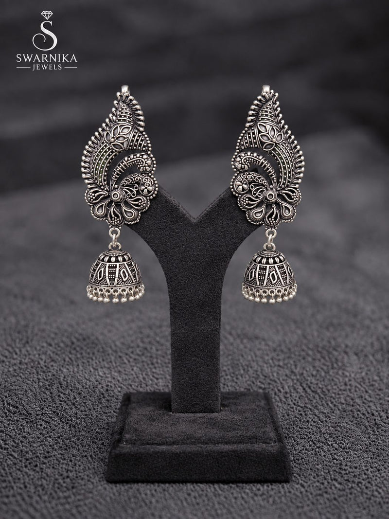 Statement Filigree Chandelier Jhumkas